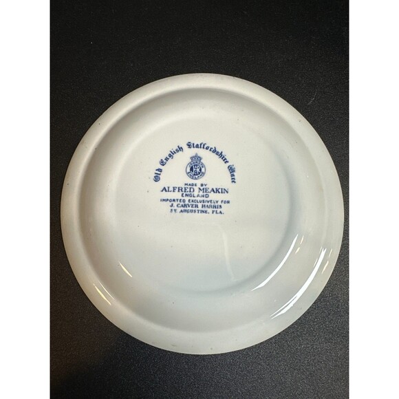 3 Alfred Meakin Blue Florida Souvenir Plates 7" - Picture 9 of 9
